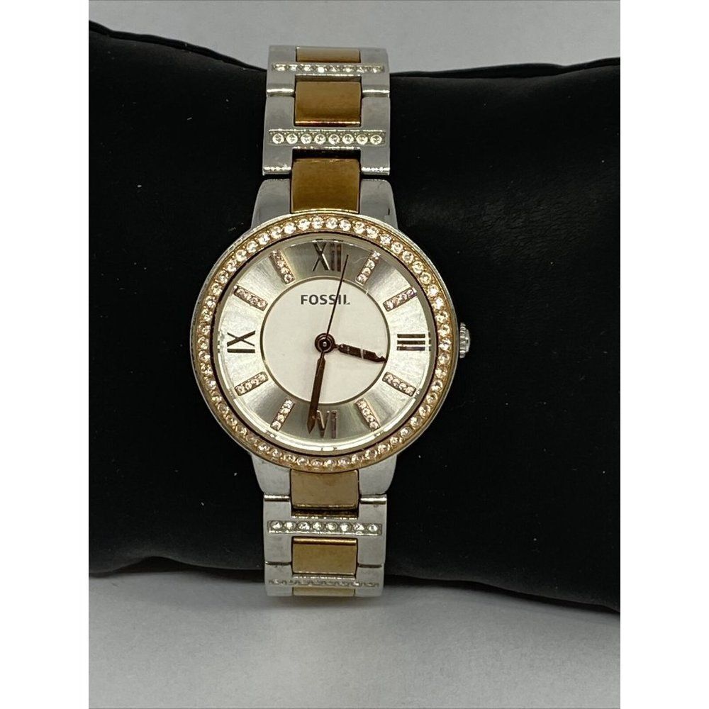 Fossil ES3629 Womens Stainless Steel Silver Analog